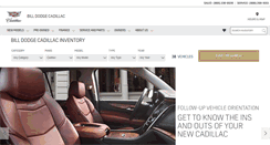 Desktop Screenshot of billdodgecadillac.com